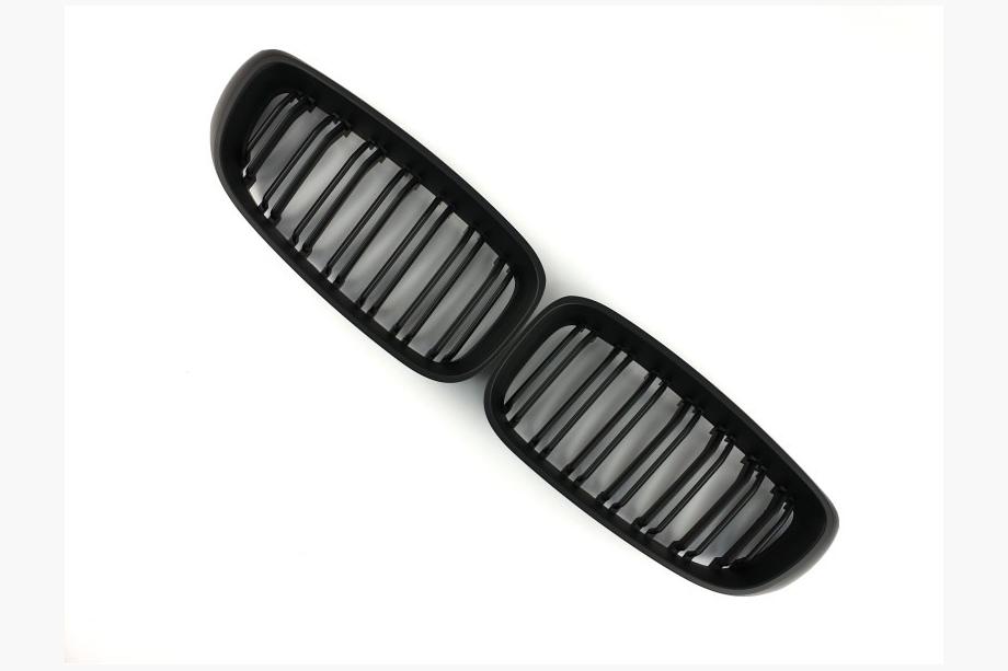 BMW 3-serie F34 2013–2020 M-Look nierroosters (mat zwart) Foto 3