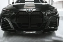 BMW 4-serie G22/23/26 2020– CS-Style nierengrilles (voor G22/23, mat zwart) foto 1