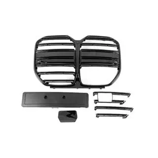 M-Look niergrilles (voor G26, hoogglans zwart) BMW 4-serie G22/23/26 2020– foto 3