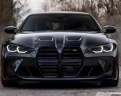 BMW 4-serie G22/23/26 2020– M-Look nierengrille (voor G26, matzwart) foto 1
