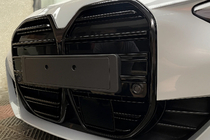BMW 4-serie G22/23/26 2020– M-Look nierengrille (voor I4 G26,2022+, hoogglans zwart) foto 1