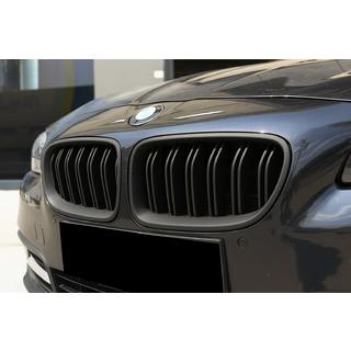 M-Look nierroosters (mat zwart) BMW 5 Serie F10/F11 2010–2016 foto 1