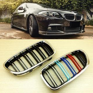 Nierenroosters M-Look (M-Color met chromen rand) BMW 5 Serie F10/F11 2010–2016 foto 3