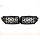 BMW 5 Serie G30/G31 2017–2023 Niergrilles Diamond Black V1 (2017-2020, zwarte rand) foto 2