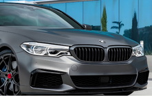BMW 5 Serie G30/G31 2017–2023 Nierroosters 1 Bar (2017-2020, mat zwart) foto 1