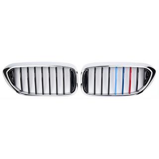 Niergrille 1 Bar (2017-2020, M-Color met chromen omlijsting) BMW 5 Serie G30/G31 2017–2023 foto 2