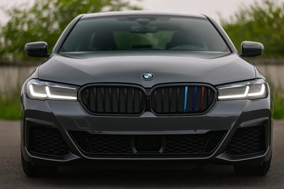 BMW 5 Serie G30/G31 2017–2023 Nierroosters 1 Bar (2021+, M-Color) Image