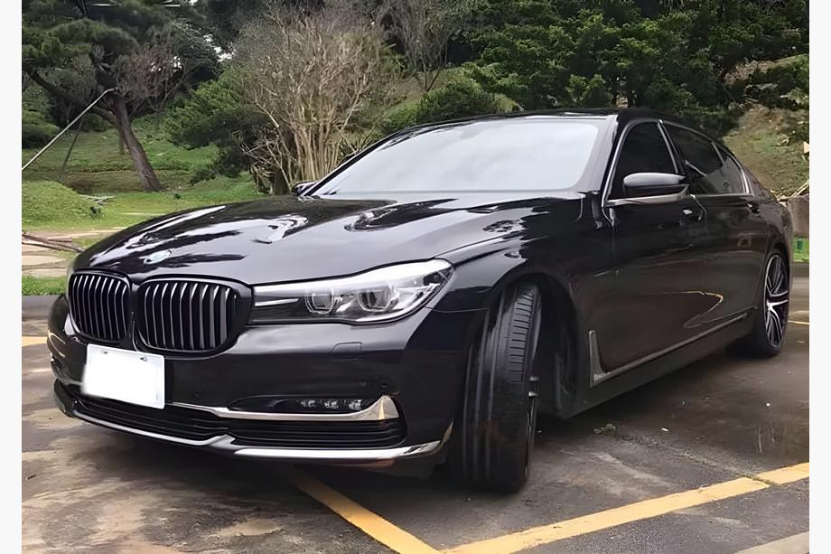 BMW 7 Serie G11/G12 2015–2022 Niergrille 1 Bar (2016-2019, hoogglans zwart) Foto 2