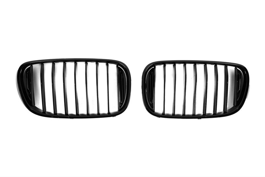 BMW 7 Serie G11/G12 2015–2022 Niergrille 1 Bar (2016-2019, hoogglans zwart) Foto 3