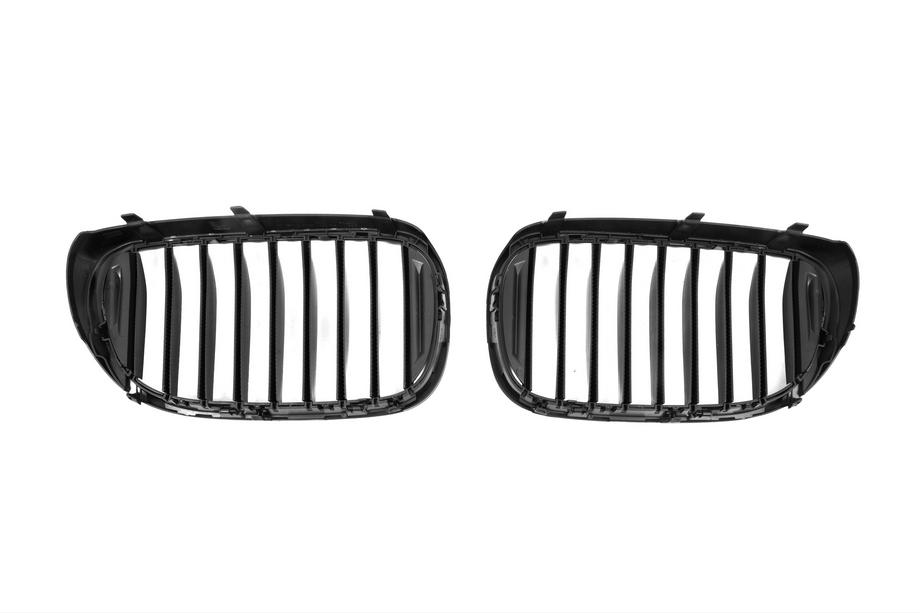 BMW 7 Serie G11/G12 2015–2022 Niergrille 1 Bar (2016-2019, hoogglans zwart) Foto 6