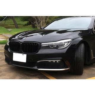 Nierengrille 1 Bar (2016-2019, mat zwart) BMW 7 Serie G11/G12 2015–2022 foto 1