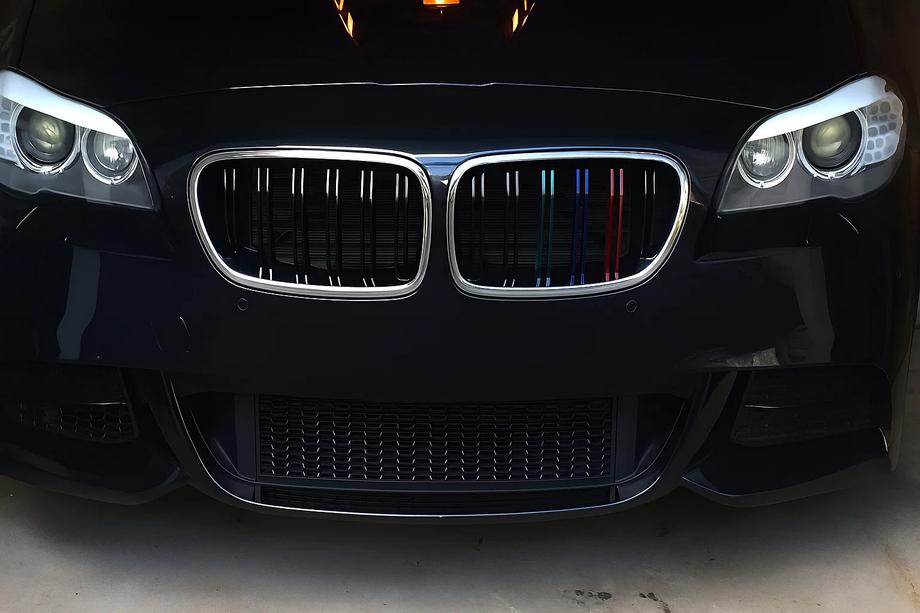BMW X1 E84 2009–2015 Nierenroosters M-Look (M-Color met chromen rand) Image