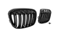 BMW X1 F48 2015–2022 M-Look niergrille (2015-2019, hoogglans zwart) foto 5