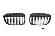 BMW X1 F48 2015–2022 M-Look niergrille (2015-2019, hoogglans zwart) foto 6
