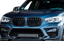 BMW X4 G02 2018– Niergrille M-Look (2018-2021, mat zwart) foto 1