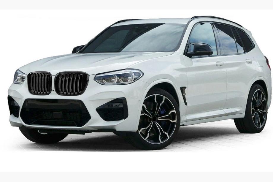 BMW X3 G01 2018– Nierengrilles 1 Bar (2018-2021, zwart glanzend) Image
