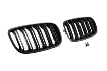 BMW X6 E71 2008–2014 M-Look nierroosters (mat zwart) foto 5