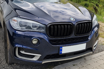 BMW X6 F16 2014–2019 M-Look nierroosters (mat zwart) foto 1