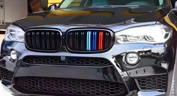 BMW X6 F16 2014–2019 M-Look nierengrilles (M-Color) foto 1