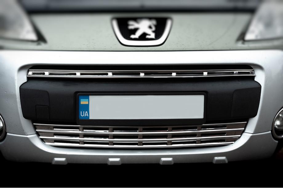 Citroen Berlingo 2008–2018 Grille sierlijsten (2-delig, RVS) OmsaLine - Italiaans roestvrij staal Foto 2