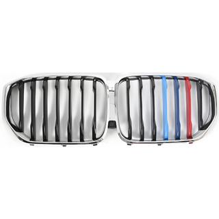 Niergrille 1 Bar (2019-2022, M-Color met chromen omlijsting) BMW X5 G05 2019–2026 foto 2