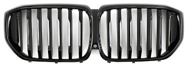 BMW X5 G05 2019–2026 Niergrille 1 Bar (2023+, hoogglans zwart) foto 2