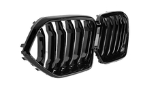 BMW X6 G06 2019–2027 Nierengrilles 1 Bar (2019-2022, hoogglans zwart) foto 5