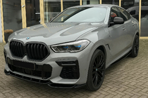 BMW X6 G06 2019–2027 Niergrille 1 Bar (2019-2022, mat zwart) foto 1