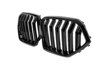 BMW X6 G06 2019–2027 M-look niergrille (2019-2022, glanzend zwart) foto 4