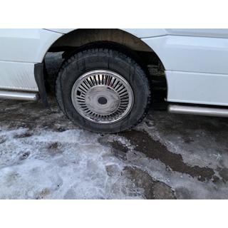 RVS wieldoppen Star (voor enkelwiel, 4 stuks) foto 3