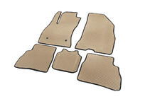 Fiat Doblo II 2010–2022 EVA automatten (Beige) foto 2