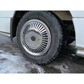 RVS wieldoppen Star (voor enkelwiel, 4 stuks) foto 3