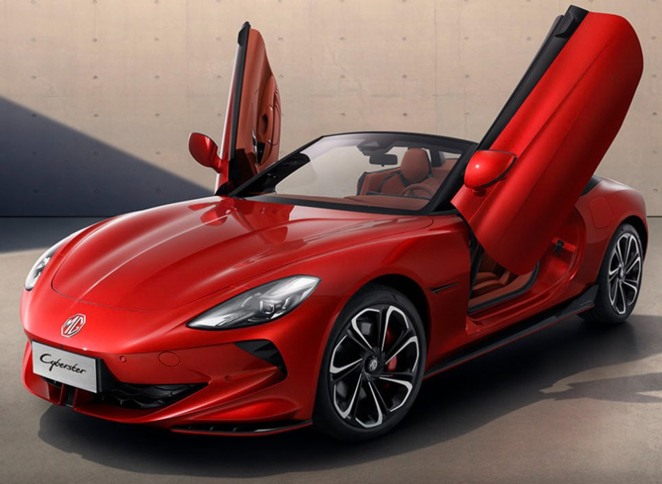 Review van de elektrische auto MG Cyberster