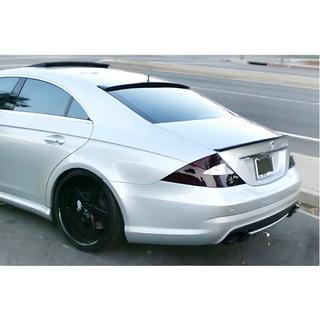 DPT spoiler (hoogglans zwart) Mercedes CLS C219 2004–2010 foto 1