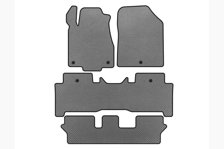 Acura MDX 2007–2013 EVA automatten (3 rijen, grijs) Image
