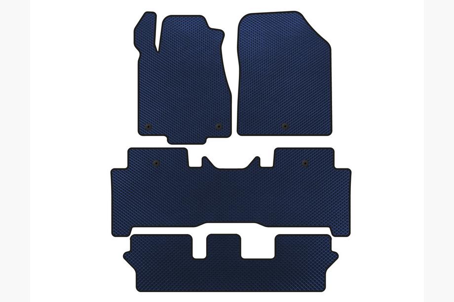 Acura MDX 2007–2013 EVA automatten (3 rijen, blauw) Image