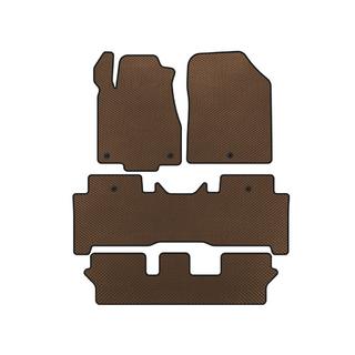 EVA automatten voor interieur (3 rijen, bruin) Acura MDX 2007–2013