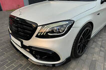 Mercedes S-Class W222 2013–2022 Front lip spoiler BRB (2018+) foto 3