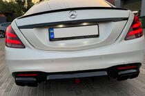 Mercedes S-Class W222 2013–2022 Achterdiffuser BRB (spuitklaar, 2018+) foto 9