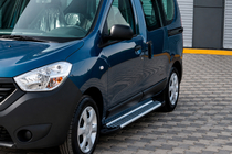 Renault Dokker 2013–2022 Side steps Allmond Grey (2 stuks, aluminium) foto 1