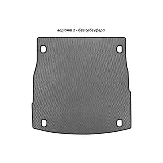 EVA V-2 kofferbakmat (zonder subwoofer, grijs)
