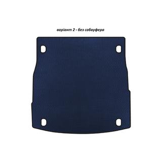 EVA kofferbakmat V-2 (zonder subwoofer, blauw) Alfa Romeo Stelvio 2016–
