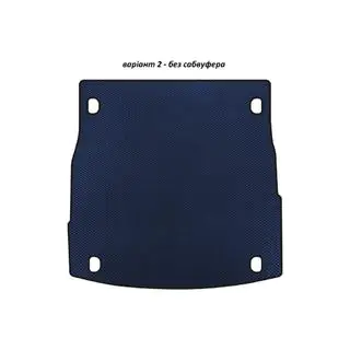 EVA kofferbakmat V-2 (zonder subwoofer, blauw)