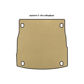 EVA kofferbakmat V-2 (zonder subwoofer, beige) Alfa Romeo Stelvio 2016–