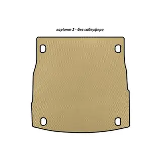 EVA kofferbakmat V-2 (zonder subwoofer, beige)