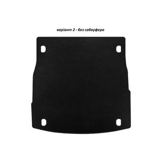 EVA V-2 kofferbakmat (zonder subwoofer, zwart) Alfa Romeo Stelvio 2016–