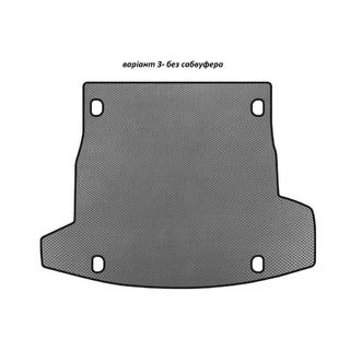 EVA V-3 kofferbakmat (zonder subwoofer, grijs) Alfa Romeo Stelvio 2016–