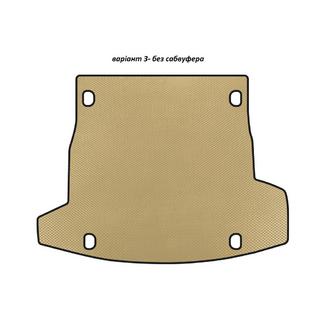Kofferbakmat EVA V-3 (zonder subwoofer, Beige) Alfa Romeo Stelvio 2016–