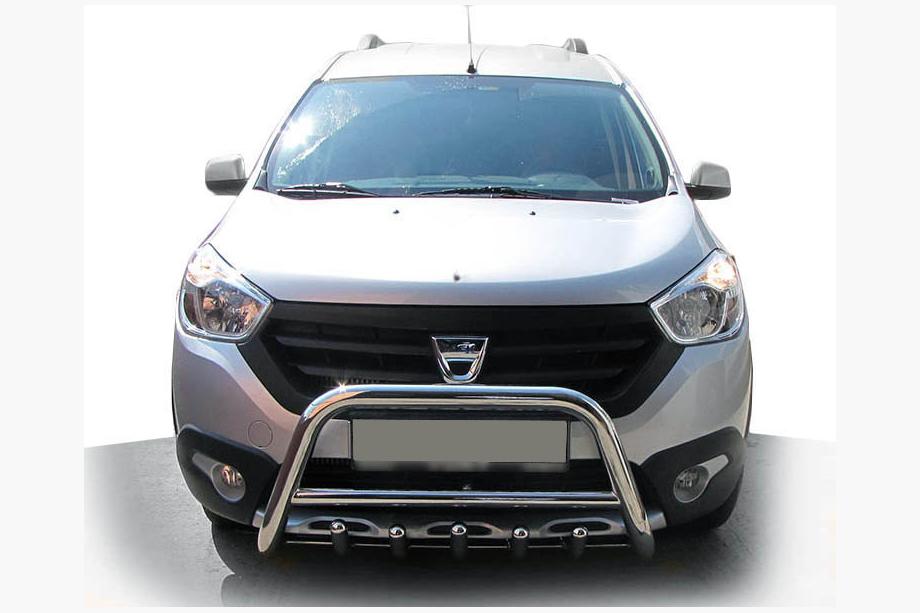 Dacia Dokker 2013–2022 RVS bullbar WT003 Image