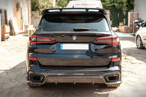BMW X5 G05 2019–2026 Onderste spoiler V1 (naturel carbon) foto 2
